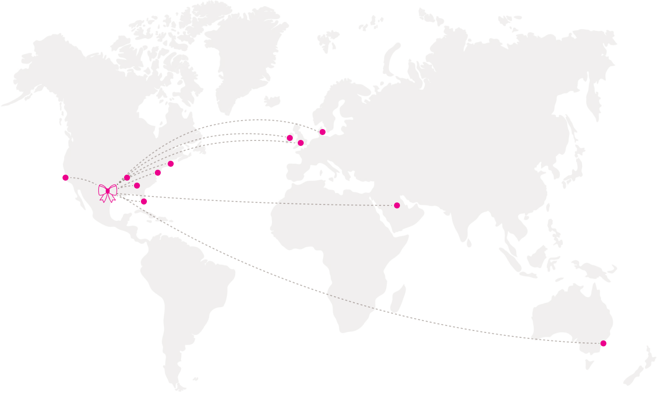 United States map of PBF's influence
